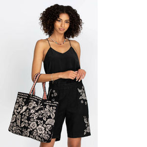 Johnny Was Bags Johnny Was Abigail Everyday Tote Black White